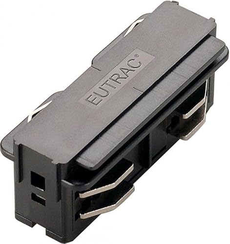 EUTRAC Längsverbinder elektrisch für 3-Phasen HV-Schiene schwarz von EUTRAC