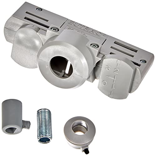 SLV PENDELLEUCHTENADAPTER, für Hochvolt-Stromschiene 3Phasen, grau, inkl. Montagezubehör SLV PENDELLEUCHTENADAPTER, für Hochvolt-Stromschiene 3Phasen, grau, inkl. Montagezubehör von SLV