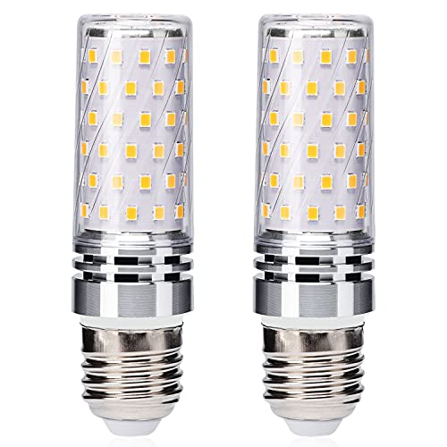 E27 LED Maiskolben Lampe 12W Warmweiß 3000K, E27 LED Glühbirne 1200LM Entspricht 100W 120W Halogenbirne, E27 LED Mais Glühbirnen für Schreibtischlampe, AC 175-265V,2er Pack von Euxper