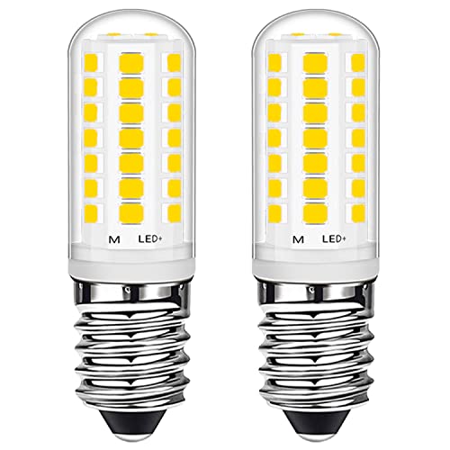 Euxper E14 LED Lampen 3W 4000K Naturweiß Entspricht 28W Halogen birne, E14 LED Glühbirne 360LM für Gefrierschrank/Dunstabzugshaube/Nähmaschine, Kein Flackern, RA>85, AC220-240V, 2er Pack von Euxper