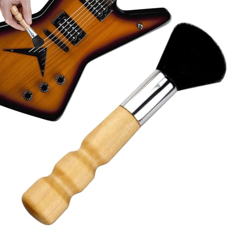 Euyehn Gitarren-Staubbürste, Gitarren-Staubentferner, weiche Borsten, Reinigungswerkzeug mit Holzgriff für Tastatur Euyehn Gitarren-Staubbürste, Gitarren-Staubentferner, weiche Borsten, Reinigungswerkzeug mit Holzgriff für Tastatur von Euyehn
