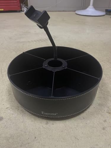 EUYONA Lazy Susan Drehteller-Organizer, 29 cm, 6 abnehmbare Fächer mit Handyhalterung, 360° drehbar für Schrank/Theke/Tisch, geräumiger Stauraum für Lebensmittel, Gewürze, Kosmetik und mehr (Braun) EUYONA Lazy Susan Drehteller-Organizer, 29 cm, 6 abnehmbare Fächer mit Handyhalterung, 360° drehbar für Schrank/Theke/Tisch, geräumiger Stauraum für Lebensmittel, Gewürze, Kosmetik und mehr (Braun) von Euyona