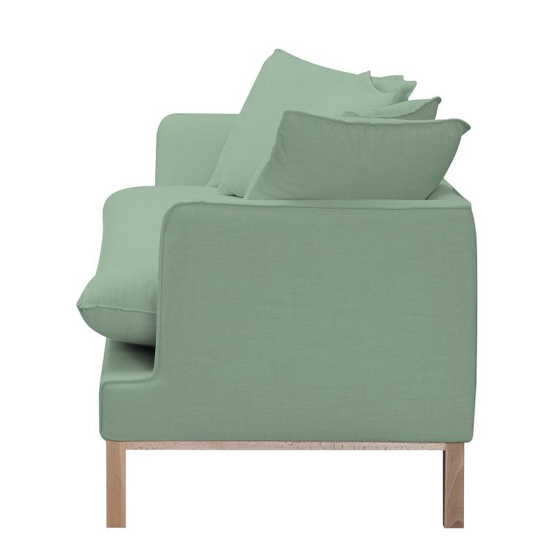 Sofa Lavina 3-Sitzer Mint Webstoff 187x95x85 cm von Maison Belfort