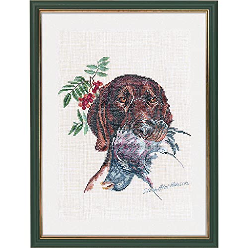 Eva Rosenstand Kreuzstich Set Jagdhund mit Taube Zählmuster Eva Rosenstand Kreuzstich Set Jagdhund mit Taube Zählmuster von Eva Rosenstand