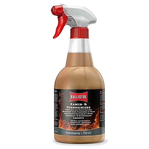 Eva Shop® Ballistol Kamofix Premium Kaminreiniger, Ofenreiniger, Grillreiniger Pumpspray 750 ml von Eva Shop