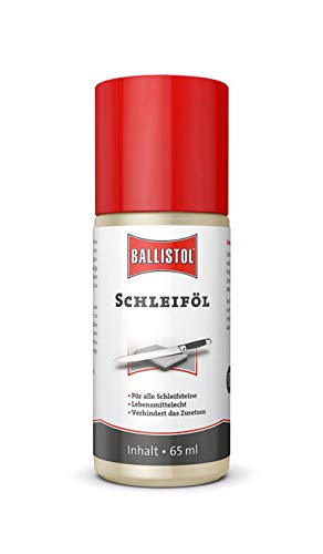 Eva Shop® Ballistol Schleiföl 65 ml Premiumprodukt zum schärfen von Messern und Klingen - Lebensmittelecht, Geschmacksneutral und Säurefrei von Eva Shop