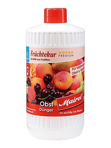 Eva Shop® Mairol Premium Obstdünger Blütenwunder Liquid Obst Universal-Dünger für alle Obstgehölze - Erhöht die Anzahl der Blütenknospen 1000ml von Eva Shop