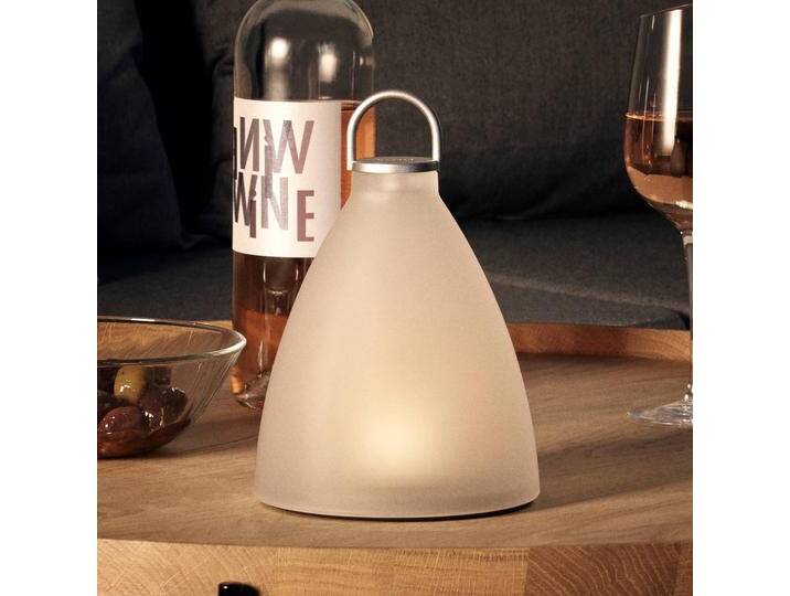 EVA Solo SunLight Bell LED-Solarleuchte, Höhe 20cm - Weiß - Modern - Aluminium von Eva-Solo
