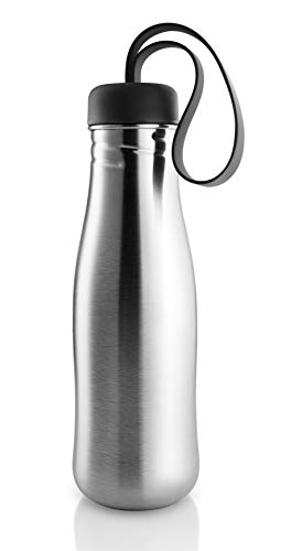 EVA SOLO | Active Trinkflasche 0,7l black | Edelstahl mit Silikondeckel und Schlaufe | Black von EVA SOLO