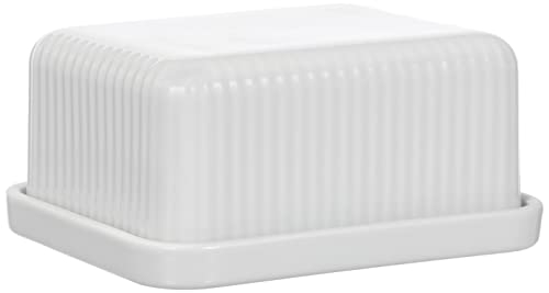 Eva Solo | Butterdose 250 gr. Legio Nova | Ermöglicht das Servieren von Butter auf Zwei Arten | Weiß von EVA SOLO