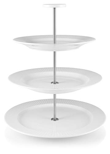 EVA-TRIO | Etagere Legio Nova | Dreistöckige Etagere, bestehend aus drei Legio Nova-Tellern | White Transparent von EVA SOLO