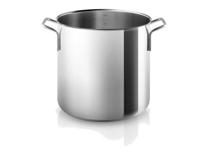 Eva Solo Kochtopf Stainless Steel 10 L, Aluminium, Edelstahl, silberfarben von Eva-Solo