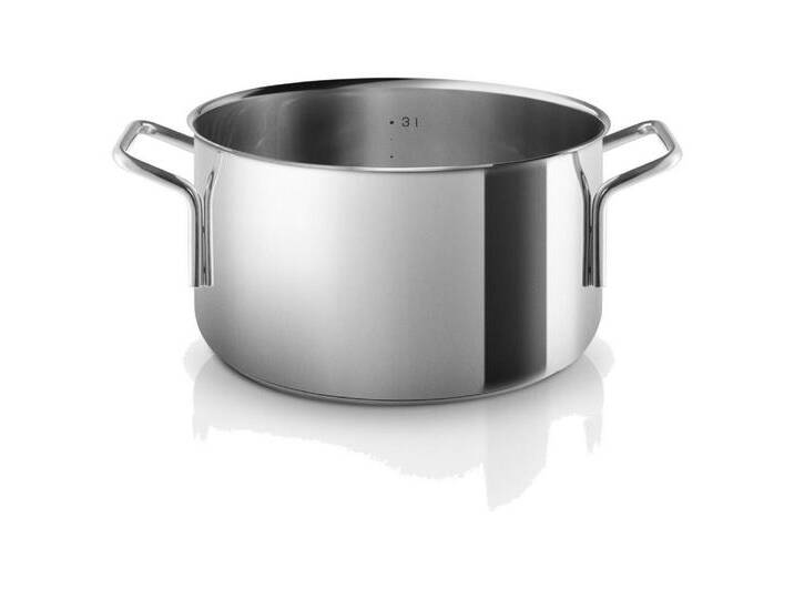 Eva Solo Kochtopf Stainless Steel 3.6 L, Aluminium, Edelstahl, silberfarben von Eva-Solo