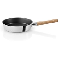 Eva Solo - Nordic Kitchen Bratpfanne Ø 24 cm, Edelstahl / Eiche von Eva Solo