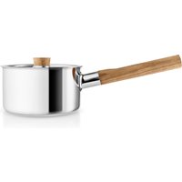 Eva Solo - Nordic Kitchen Stielkasserolle 1.5 l, Edelstahl / Eiche von Eva Solo