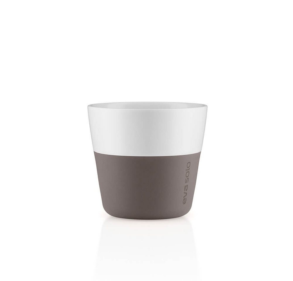 Eva Solo Tasse Eva Solo Kaffeebecher 2er Set 230 ml, Porzellan, Silikon von Eva Solo