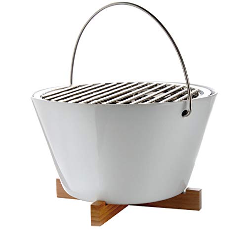 EVA SOLO | Tischgrill Porzellan white | Praktischer Griff | White von EVA SOLO