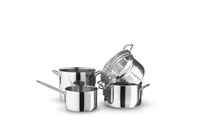 Eva Solo Topf-Set 4-teilig, Edelstahl (4-tlg), induktionsgeeignet von Eva Solo