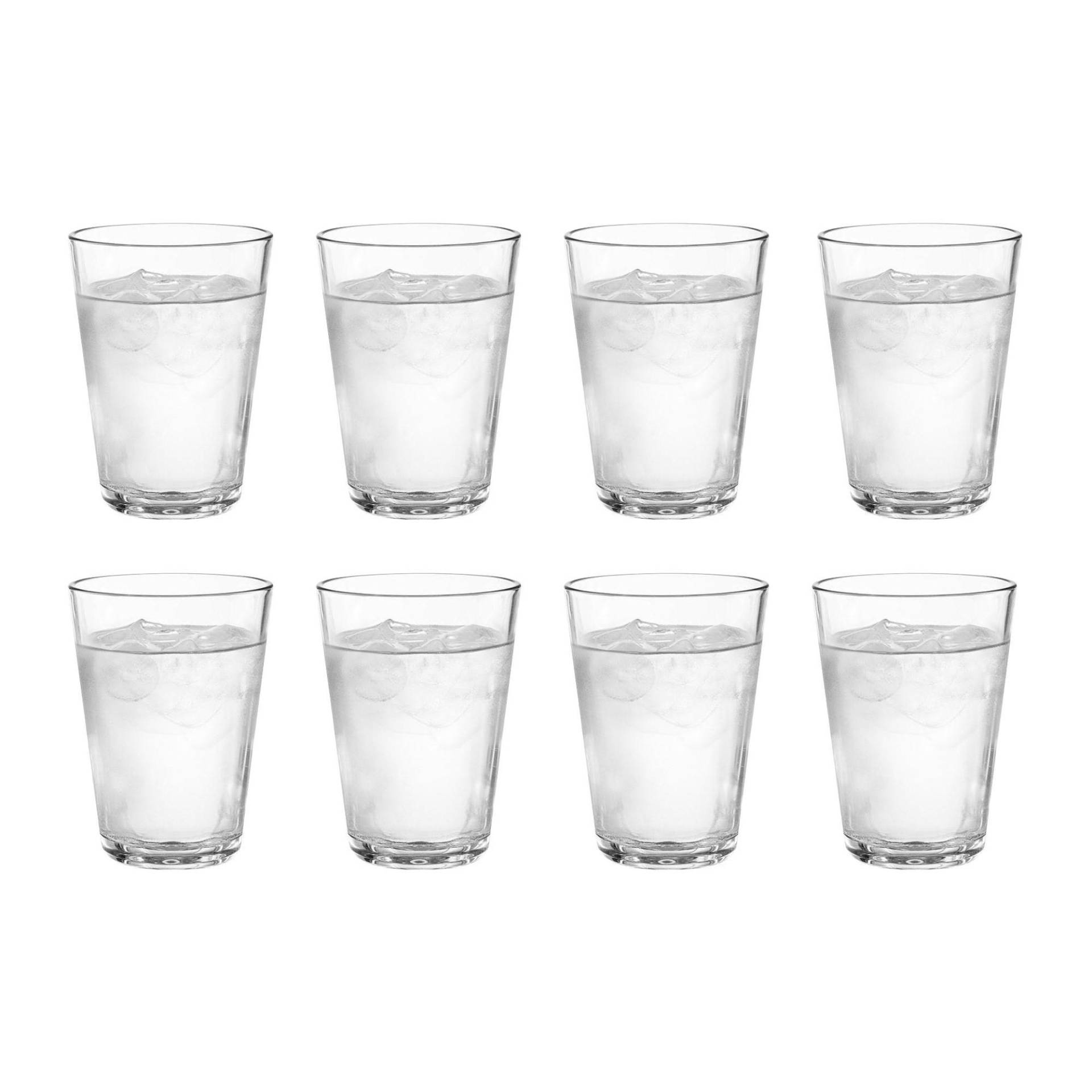 Eva Solo - Trinkglas 8er Set im Geschenkkarton 0,38l - transparent/H x Ø 12x8.5cm von Eva Solo