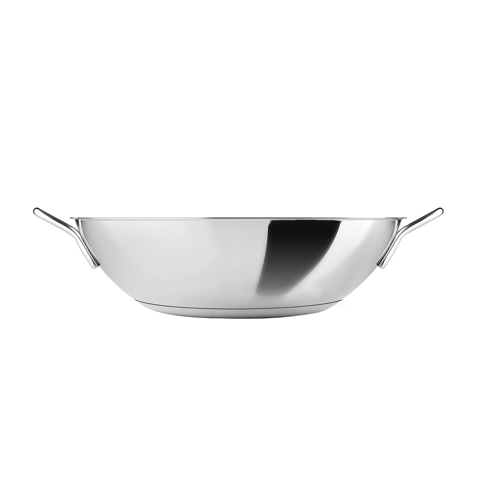 Eva Solo - Wok Edelstahl - edelstahl/H x Ø 10,5x32cm/5 L von Eva Solo