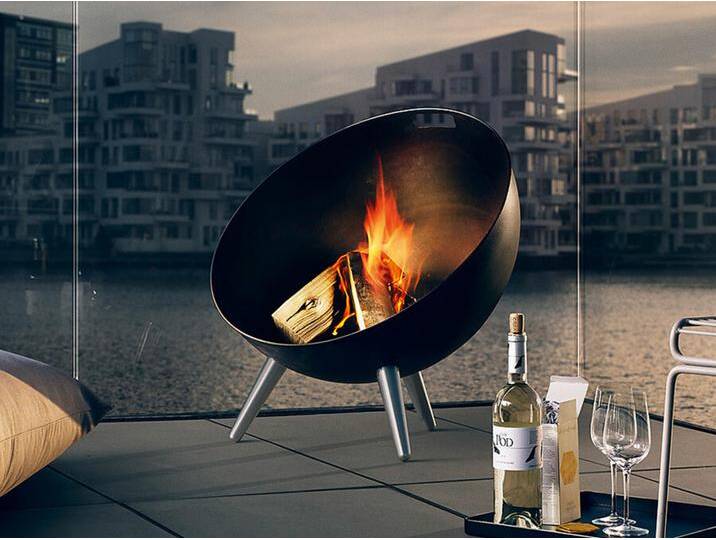 Feuerstelle FireGlobe Eva Solo schwarz, Designer Tools Design, 75x64x64 cm von Eva-Solo