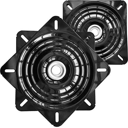 2 Stück 25,4 cm Barhocker-Drehplatte, strapazierfähig, Stuhl-Drehfuß mit massivem Ring von Kugellagern, 272 kg Kapazität, Ersatzdrehsitzteile, Lazy Susan Hardware für Barhocker, Liegestuhl, Boot 2 Stück 25,4 cm Barhocker-Drehplatte, strapazierfähig, Stuhl-Drehfuß mit massivem Ring von Kugellagern, 272 kg Kapazität, Ersatzdrehsitzteile, Lazy Susan Hardware für Barhocker, Liegestuhl, Boot von Evadow