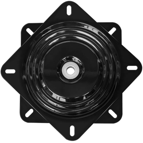 30,5 cm Barhocker-Drehplatte, strapazierfähig, Stuhl-Drehfuß mit solidem Ring von Kugellagern, 453,6 kg Kapazität, Ersatz-Drehsitzteile, Lazy Susan Hardware für Barhocker, Liegestuhl, Boot von Evadow