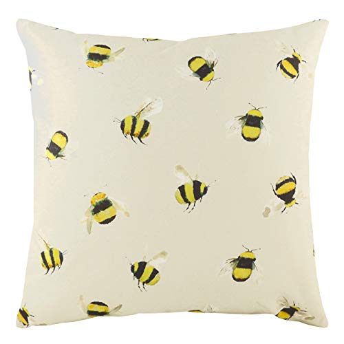 Evans Lichfield Busy Bees Kissenbezug, Taupe, 43 x 43 cm von Evans Lichfield