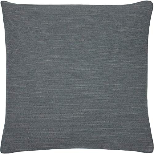 Evans Lichfield Dalton Polyester gefülltes Kissen, Holzkohle, 43 x 43cm von Evans Lichfield