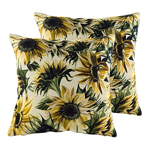 Evans Lichfield Elwood Sunflowers Twin Pack Feather Gefüllte Kissen, Multi, 43 x 43cm, 2 Evans Lichfield Elwood Sunflowers Twin Pack Feather Gefüllte Kissen, Multi, 43 x 43cm, 2 von Evans Lichfield