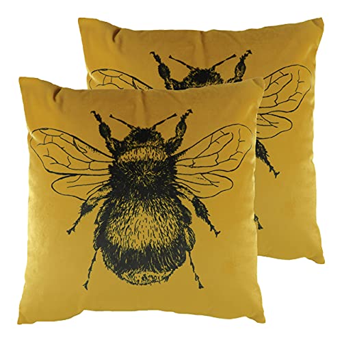 Evans Lichfield GoldBee Twin Pack-Polyester gefüllte Kissen, Gold, 43 x 43 cm, 2 Evans Lichfield GoldBee Twin Pack-Polyester gefüllte Kissen, Gold, 43 x 43 cm, 2 von Evans Lichfield