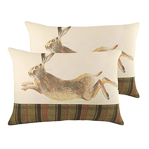 Evans Lichfield Hunter springen Hase Twin Pack Polyester gefüllte Kissen, Multi, 40 x 60cm, 2 Evans Lichfield Hunter springen Hase Twin Pack Polyester gefüllte Kissen, Multi, 40 x 60cm, 2 von Evans Lichfield