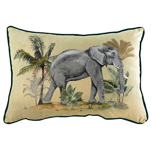 Evans Lichfield Kibale Kissen mit Elefantenmotiv, Polyester, Mehrfarbig, 35 x 50cm, KIBAELE/HF5/MUL Evans Lichfield Kibale Kissen mit Elefantenmotiv, Polyester, Mehrfarbig, 35 x 50cm, KIBAELE/HF5/MUL von Evans Lichfield