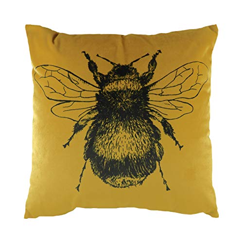 Evans Lichfield Kissenbezug mit Bienen-Motiv, Gold, 43 x 43 cm von Evans Lichfield