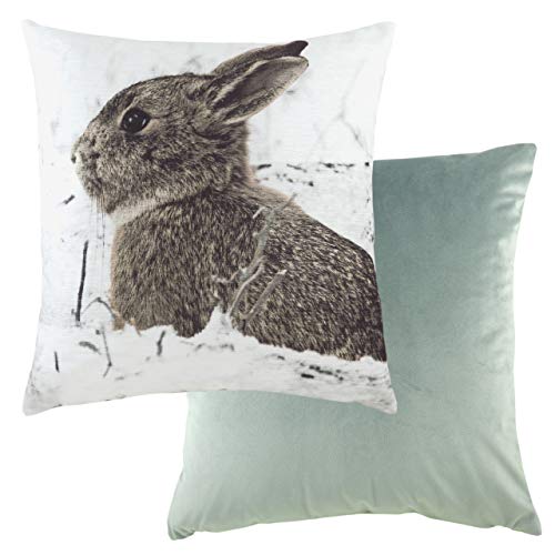 Evans Lichfield Kissenhülle mit Hase, Mehrfarbig, 43 x 43 cm von Evans Lichfield