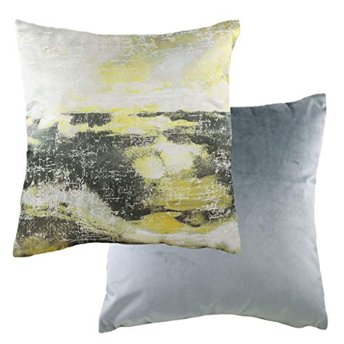 Evans Lichfield Landschaft Polyester gefülltes Kissen, Grau/Ochre, 43 x 43cm von Evans Lichfield