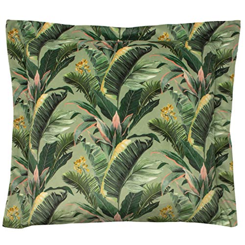 Evans Lichfield Manyara Polyester gefülltes Kissen, Blätter, 50 x 50cm von Evans Lichfield