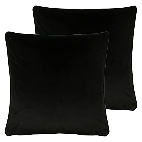 Evans Lichfield Opulenz-Twin Pack-Feder-gefüllte Kissen, Polyester, Jet, 55 x 55cm, 2 Evans Lichfield Opulenz-Twin Pack-Feder-gefüllte Kissen, Polyester, Jet, 55 x 55cm, 2 von Evans Lichfield