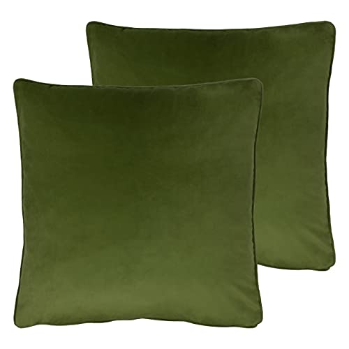 Evans Lichfield Opulenz-Twin Pack-Feder-gefüllte Kissen, Polyester, Olive, 55 x 55cm, 2 Evans Lichfield Opulenz-Twin Pack-Feder-gefüllte Kissen, Polyester, Olive, 55 x 55cm, 2 von Evans Lichfield