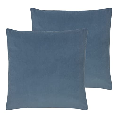 Paoletti Sunningdale Feder gefüllte Kissen (Twin Pack), Polyester, Wedgewood, 50 x 50cm, 2 von Paoletti