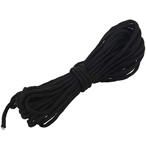 Evarbuild Paracord 550 Parachute Rope 7 Core Strang Zum Klettern Camping Buckle Rope Black 25Ft Evarbuild Paracord 550 Parachute Rope 7 Core Strang Zum Klettern Camping Buckle Rope Black 25Ft von Evarbuild