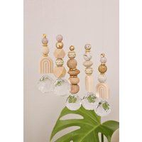 Schwebender Sonnenfänger Skandi Beige/Weiß/Gold Suncatcher Geschenkidee Sonnenkristall Regenbogen Wanddeko Fensterdeko Rainbow Schwebender Sonnenfänger Skandi Beige/Weiß/Gold Suncatcher Geschenkidee Sonnenkristall Regenbogen Wanddeko Fensterdeko Rainbow von EvasDecoArt