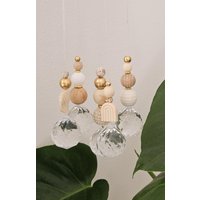 Schwebender Sonnenfänger Skandi Beige/Weiß/Gold Suncatcher Geschenkidee Sonnenkristall Sommerdeko Wanddeko Fensterdeko Danke Schwebender Sonnenfänger Skandi Beige/Weiß/Gold Suncatcher Geschenkidee Sonnenkristall Sommerdeko Wanddeko Fensterdeko Danke von EvasDecoArt