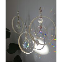 Sonnenfänger Skandi Rosa/Mint/Beige Suncatcher Sommerdeko Lichtfänger Sonnenkristall Hochzeit Wanddeko Fensterdeko Geschenkidee Sonnenfänger Skandi Rosa/Mint/Beige Suncatcher Sommerdeko Lichtfänger Sonnenkristall Hochzeit Wanddeko Fensterdeko Geschenkidee von EvasDecoArt