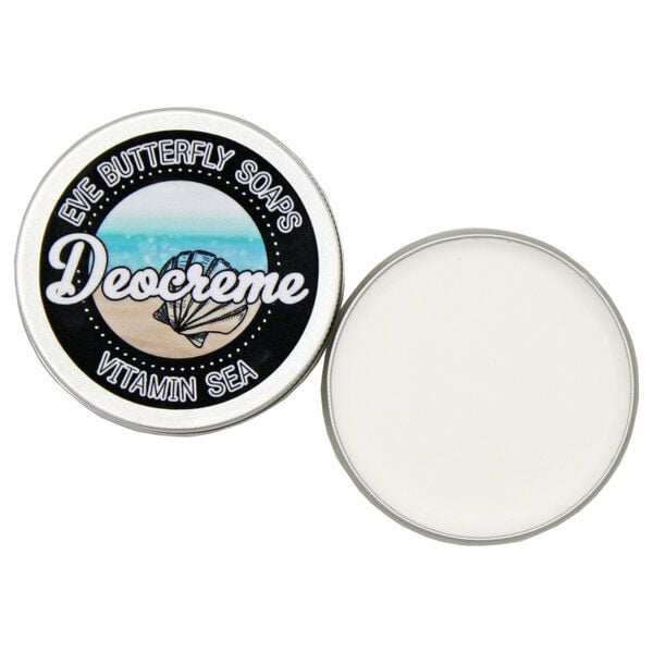 Eve Butterfly Soaps Deocreme "Vitamin Sea" - 100% natürlich und vegan, 50 g von Eve Butterfly Soaps