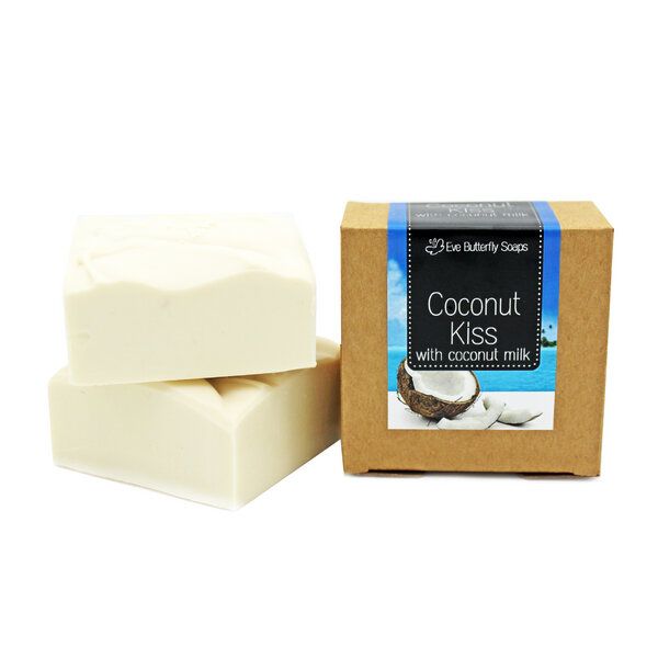 Eve Butterfly Soaps Kokosmilchseife "Coconut Kiss" von Eve Butterfly Soaps