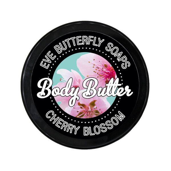 Eve Butterfly Soaps Shea Body Butter "Cherry Blossom" von Eve Butterfly Soaps