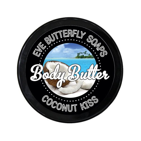 Eve Butterfly Soaps Shea Body Butter "Coconut Kiss" von Eve Butterfly Soaps