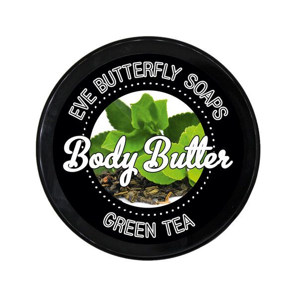 Eve Butterfly Soaps Shea Body Butter "Green Tea" von Eve Butterfly Soaps