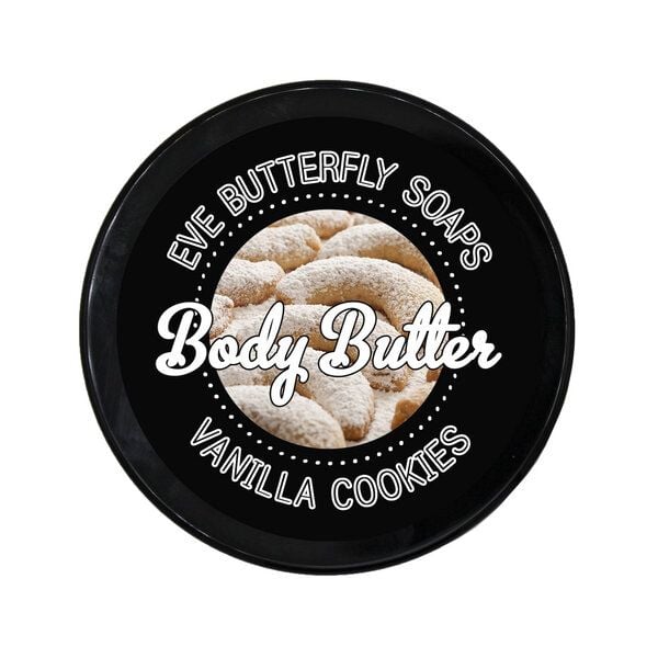 Eve Butterfly Soaps Shea Body Butter "Vanilla Cookies" von Eve Butterfly Soaps